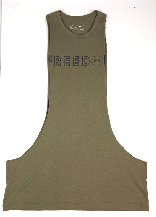 ReRacked Army Green Under Armour Gym Tank